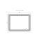 Domino Barcelona mirror, size 910x710 mm, with backlight