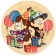 Paper plate "Happy Birthday!", 23 cm, gravity farz