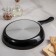 Pan PROMO, D = 24 cm, glass cover, plastic handle, anti -stick coating, black color