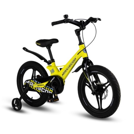 Bicycle 16 ’’ maxiscoo Space Deluxe, color yellow matte-1