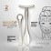 Massagers for the face and neckline, set - 2 pcs, silver color