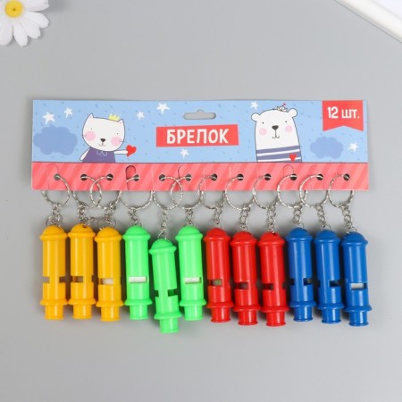 Trick Plastic "whistle" mix 6.3x2.2x2.2 cm-3