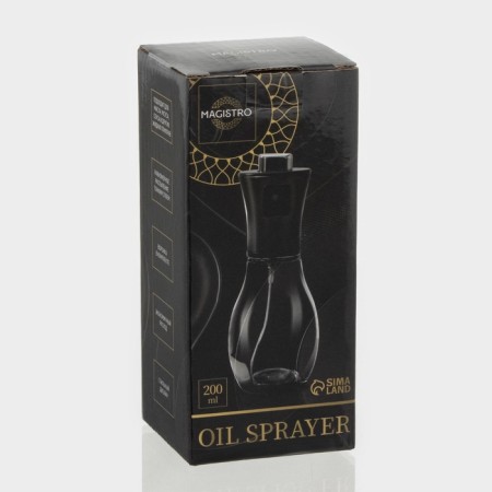 Sprayer for oil and vinegar Magistro Black Steel, 200 ml-5