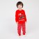 Pajama nursery, red color, height 128 cm