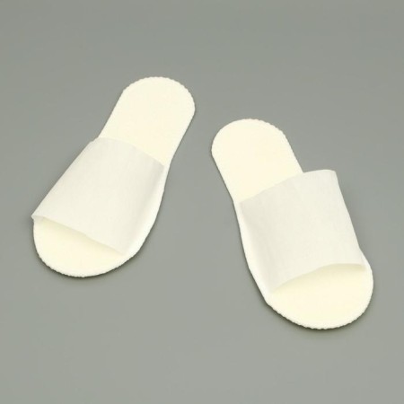 Disposable slippers, standard, non -slip, white, 42 p.-2