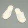 Disposable slippers, standard, non -slip, white, 42 p.