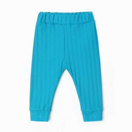 Pants children, turquoise color, height 68 cm