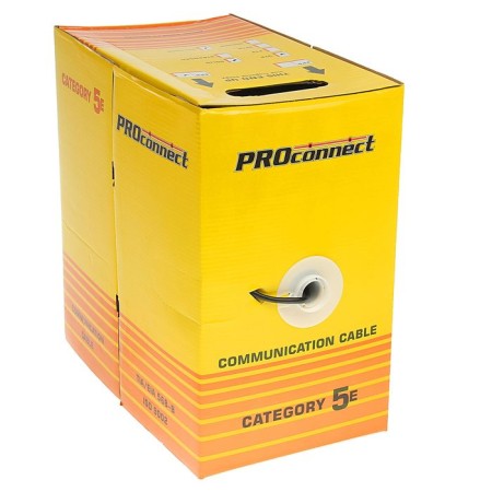 ProConnect UTP cable, 4 pairs, 24 AWG, CAT5E, 305 m, external, 01-0054-1