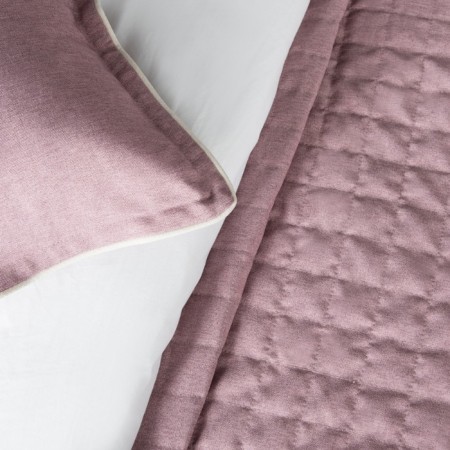 Set "Ibiza": a bedspread 160 x 220 cm, pillowcase 40 x 40 cm - 2 pcs, pink color-3