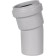 Discharging sewer SKB-0008-005815, D = 58 mm, 15 °, silent