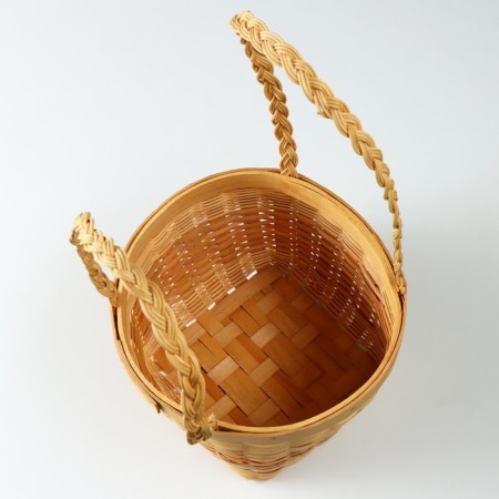 Wicker basket, 22 x 15/34 cm, sequoia-2