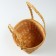 Wicker basket, 22 x 15/34 cm, sequoia