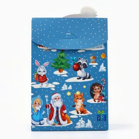 Folding box "Snowman", 15 x 7 x 22 cm, new year-3