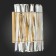 Sconces st. SL1170.301.02. Fabio. 2x40 watts, E14, 25x30 cm, brass color
