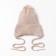 Children's hat minku, rr 44-46, beige color
