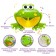 The bath toy "Frog", bubbles, on suction cup