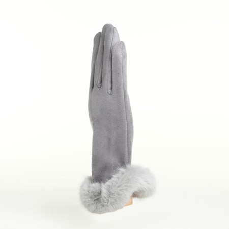 Gloves are female, dimensionless, without insulation, color gray color-1
