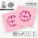 Paper napkins “1 year”, 20 pcs, pink embossing, 25 x 25cm