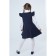 School sundress for girls, blue color, height 128