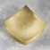 Silent "quarter" metal per candle, 7x2.7 cm, gold