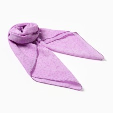 Women's scarf, lilac color, size 70x70