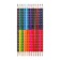 Pencils 12 pieces/24 colors, in a cardboard box, hexagonal, wooden, shark