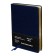 Dated diary 2024, A5, 168 sheets in the ruler, the leatherette "Nebraska", gold cut, blue
