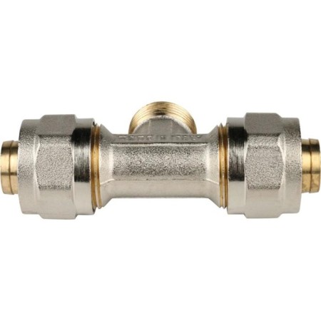 The STOUT SFS-0011-001220 tee, 1/2 "x20 mm, external thread, for metal-plast. Pipes, screw-2