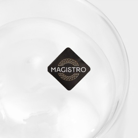 Glass mug with double walls Magistro "Duo", 300 ml, 12 × 9 × 11 cm-5