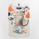 Set of bathroom rugs Ethel "Kitty" 2 pcs, 80x50 cm, 50x40 cm, velor