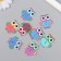 Decor for creativity tree "Owes" (set of 8 pcs) mix 3.2x3.3 cm