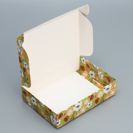 Folding box "New Year's botanist", 21 x 15 x 5 cm, New Year-4