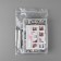 Installation buttons, delta, d = 15 mm, 40 pcs, with the installer, in the organizer, 11.8 × 8.1 × 2.3 cm, silver color