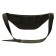 Waist bag, 2 lightning departments, adjustable belt, black color
