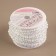 Beads on threads, with holography, round, 6 mm, 9 ± 1 m, transparent color