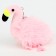 Soft toy "Flamingo" on a key fob, 10 cm, pink color