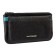 Purse with lightning, black-turquoise color
