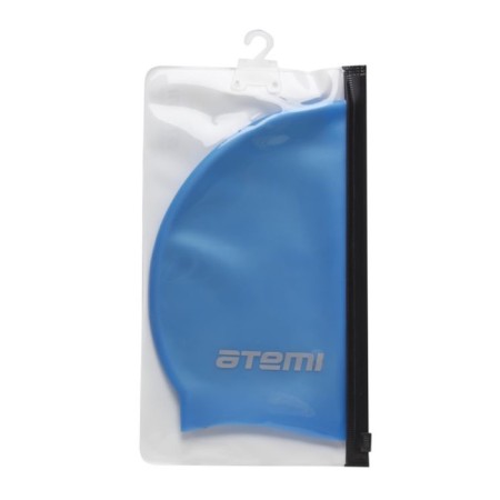 ATEMI SC103 swimming cap, silicone, blue color-1