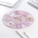 A set of magnetic bookmarks 8 pcs on a round substrate "Tenderness"