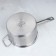 Stear, 4 l, d = 20 cm, h = 12.5 cm, metal cover, triple bottom, with two handles, induction