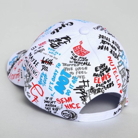 Women's cap "Graffiti", Mix colors, rr 56-3