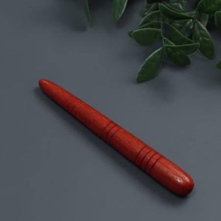 The massage "stick", wooden, universal, 14.5 × 1.5 cm, color "red tree"-4