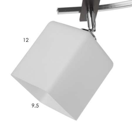Chandelier 6591180/5 E27 40W silver 60x60x24 cm Bayerlux-4