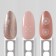 Nail stickers "Patterns", voluminous, white color