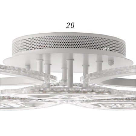 Causteen with PDU 1532/6wt LED 126W 3000-6000K Dimmer white 60x60x11 cm Bayerlux-9