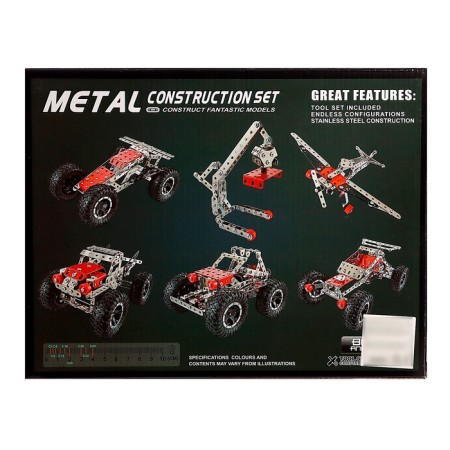 Metal designer "Transport", 6 assembly options, 288 parts-5