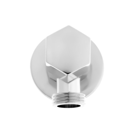 Кран угловой ZEIN engr, 1/2" х 1/2", кран-букса латунь/керамика, нерж. сталь, хром-3