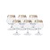 Set of glasses for brandy Sylvia, Panto Platinum decor, 400 ml X 6 pcs.