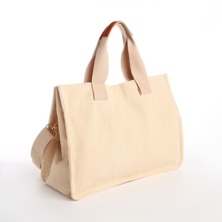 Youth bag with lightning, beige color-3