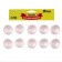 Figure for crafts and decoration "Ball" set 10 pcs., Size 1 pcs: 3.5 cm